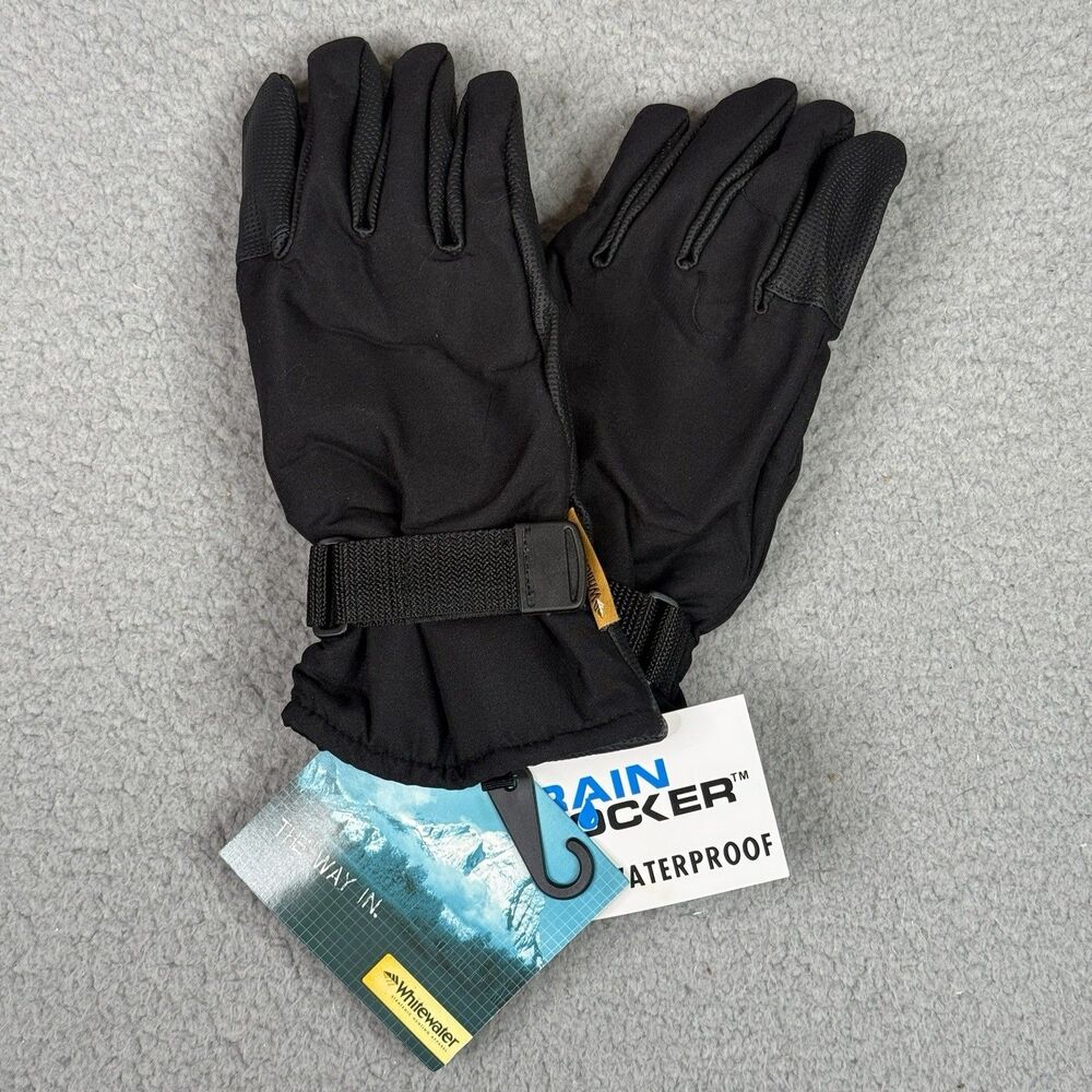 Whitewater Rainblocker Gloves Mens Small Black Tactical Shooting Waterproof‎ NWT